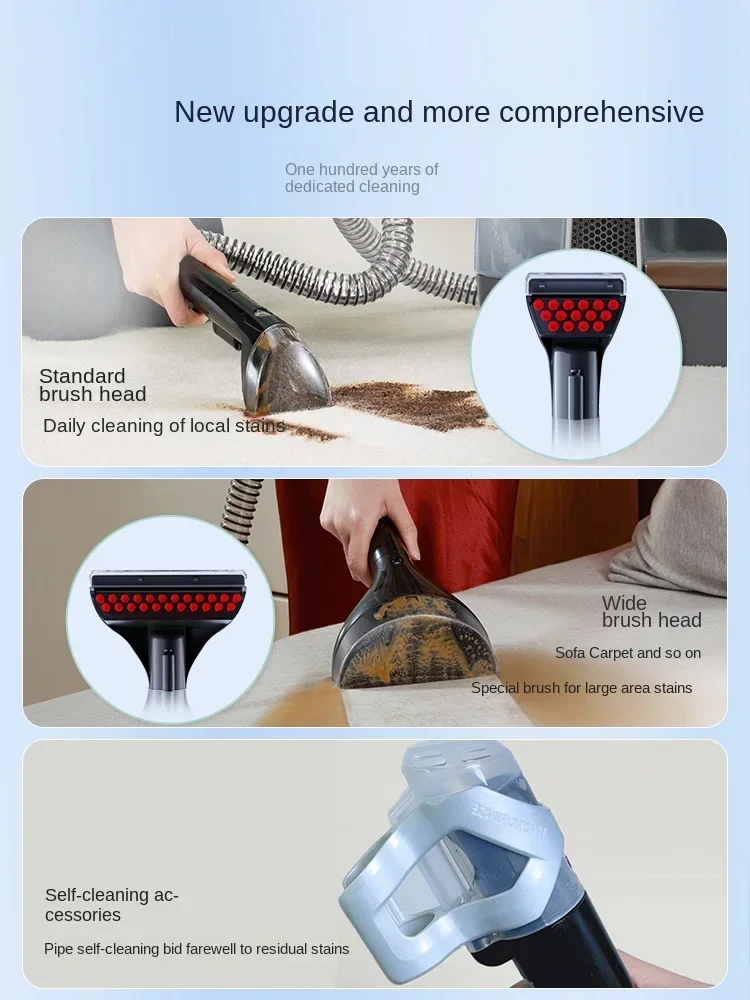 BISSELL 4720Z Pulitore per divani in tessuto Pulitore per materassi per tappeti Aspirapolvere Macchina di aspirazione Elettrodomestici Controllo degli acari