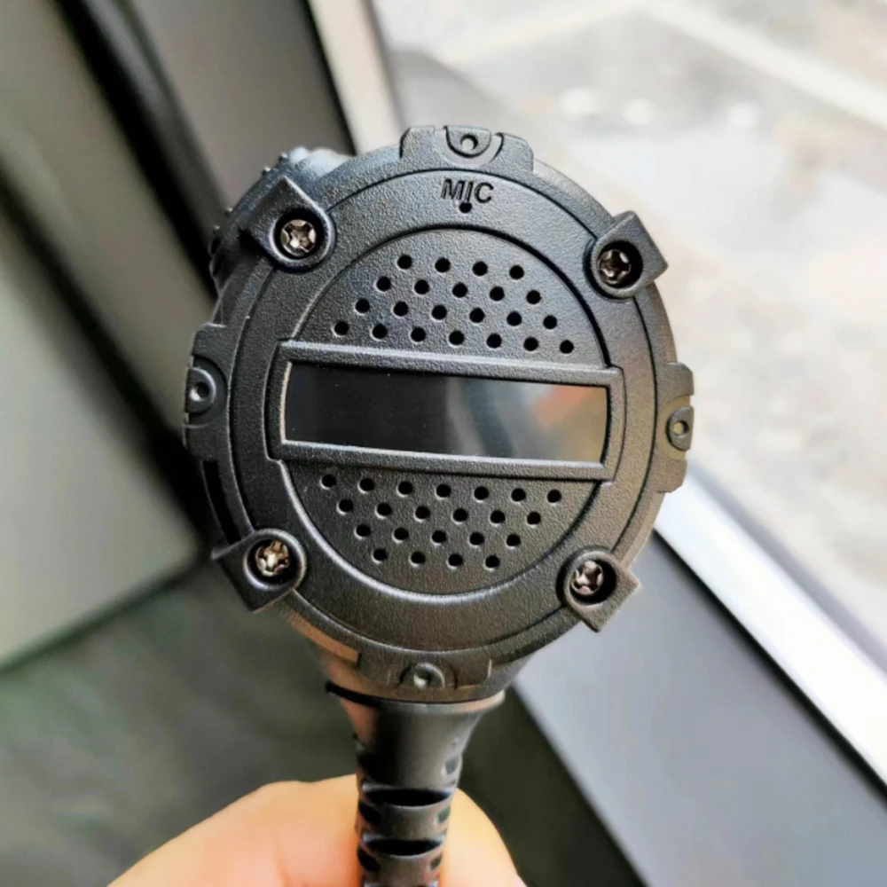 Suitable for Baofeng UV5R/888S Walkie Talkie Handheld Microphone Dustproof and Noise Resistant Microphone K-type Interface