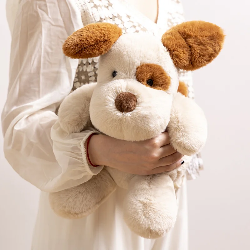 Peluche de simulation Kawaii pour animaux de compagnie, chiot, mignon, doux, beurre, bébé, accompagner, jouets pour filles, enfant, cadeaux de Noël