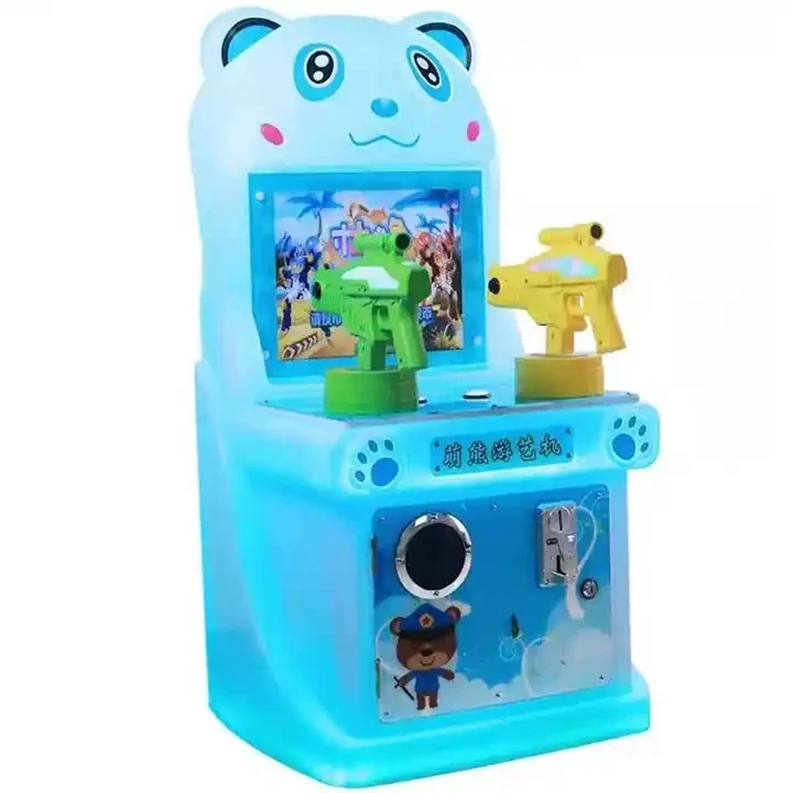 Kids Rides Game Machines Kids Pusher Arcade Shooting Gun Game Machine Mini Arcade Machine Game for Kids