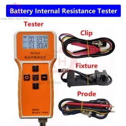 RC3563 precyzyjny tester rezystancji wewnętrznej napięcia baterii Trithium fosforan litowo-żelazowy 18650 Tester baterii omomierz