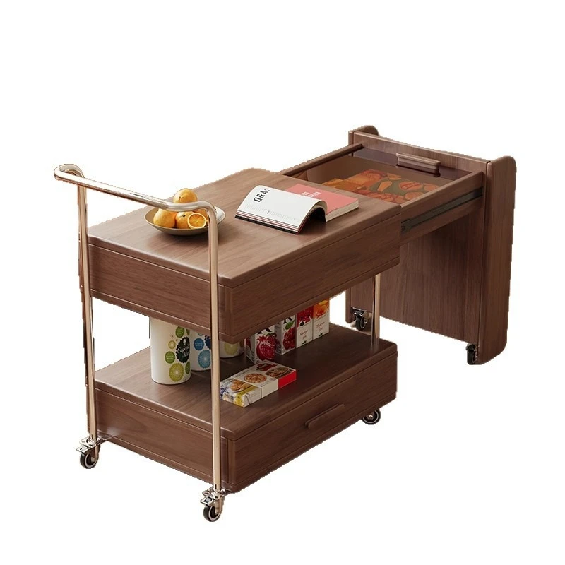 Side few small table multifunctional living room side cabinet household movable cart sofa side few