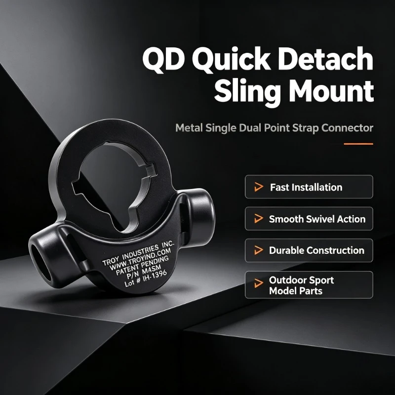 Metal QD Quick‑Detach Swivel Adapter Single Dual‑Point Sling Connector For Hobby Model Build