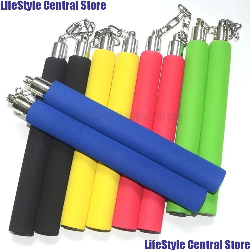 1 éponge Nunchaku pour l'entraînement aux arts martiaux, bâton de performance, accessoire de répétition pour débutants en Taekwondo