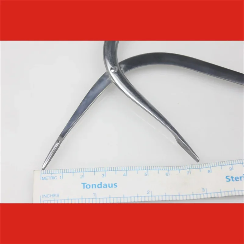 90-degree throat tracheal intubation forceps laryngeal foreign body remover ventral otolaryngology surgical instruments medical