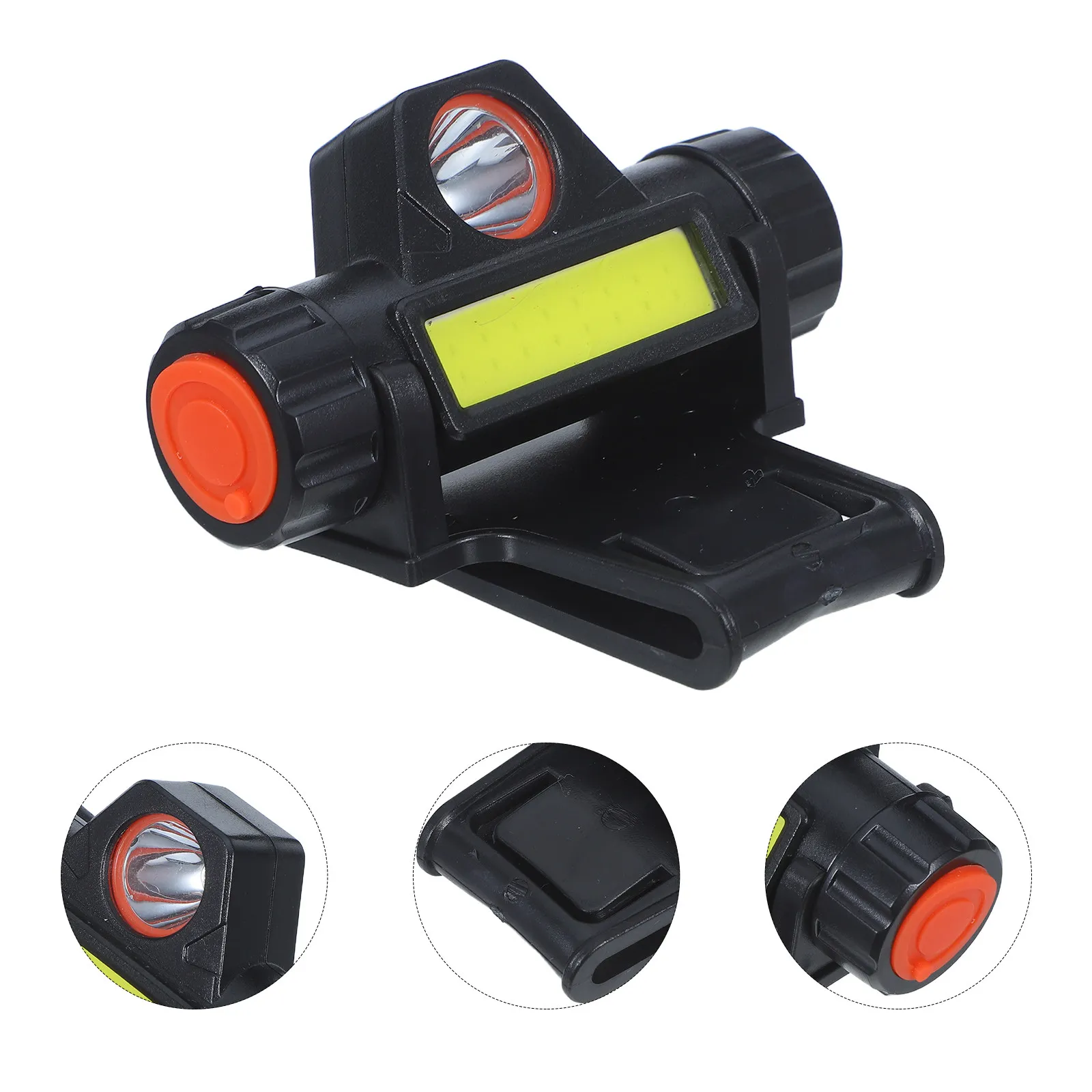 Rechargeable Welding Light Hard Hat Headlamp Adjustable Rotating Base Bright Flashlight for Welding Mask Safety