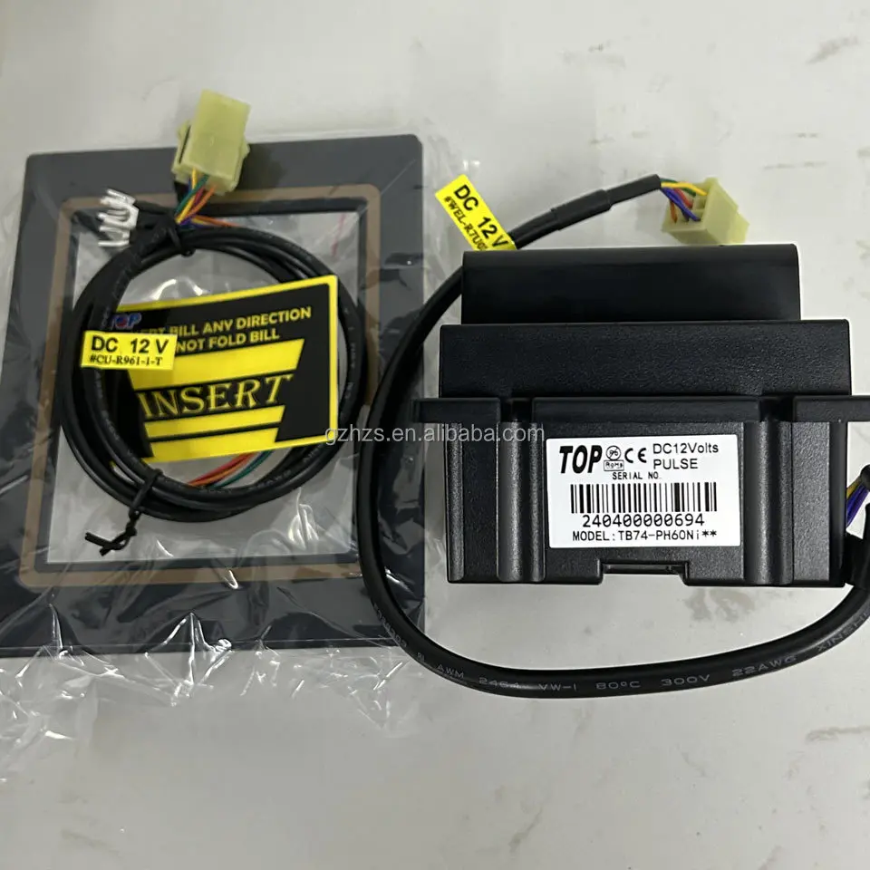 USA Hot Selling Top Bill Acceptor Banknote TB74 Bill Acceptor for Skill Video Game Machine