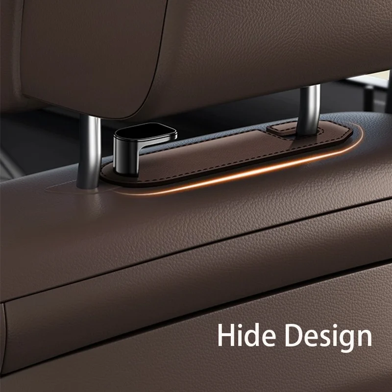 1Pc Car seat back leather metal hook Interior Accessories for  Jaguar XF XE XJ F-PACE F-TYPE X760 X260 X761 Car Accessories