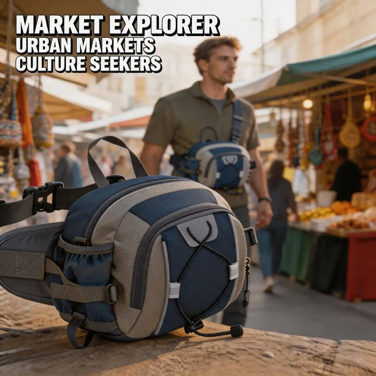 Mountaineering Cycling Waist Bag Multi Pocket