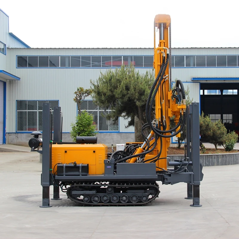 Geological Exploration Rig 200-800m Water Air Drill Core Drilling Portable Borewell Machine Dual Use