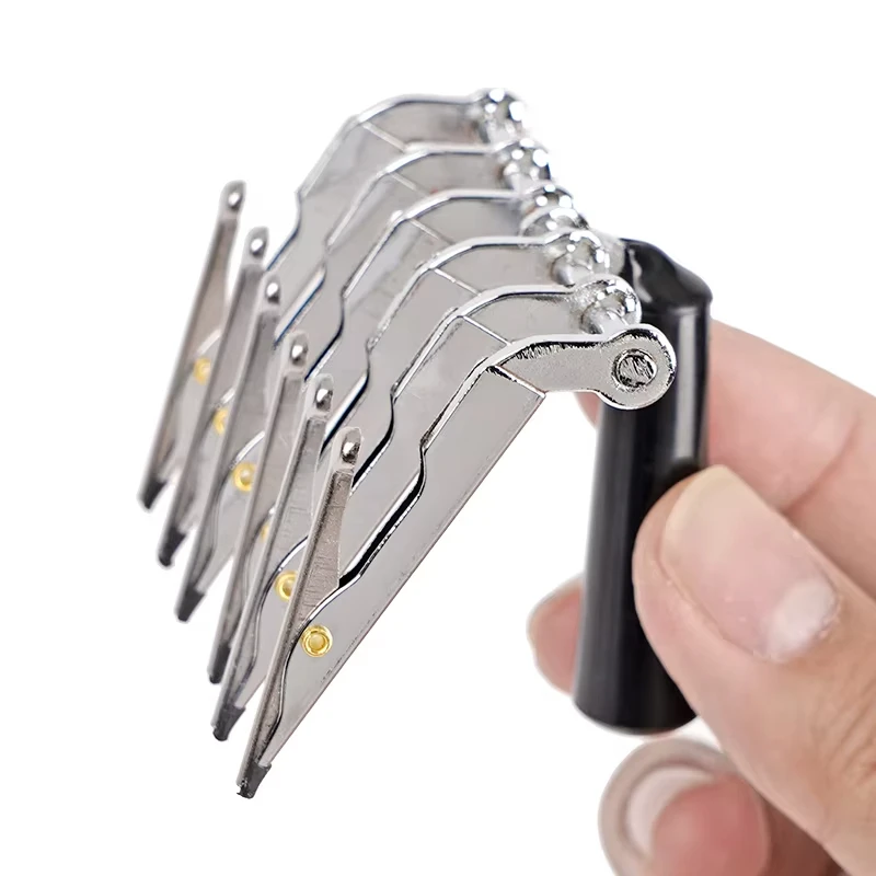 

Dental Lab Supplies 6-Tooth Glazing Clip for Zirconia Porcelain Crown Staining Painting Stand Porcelain Teeth Painting Holder