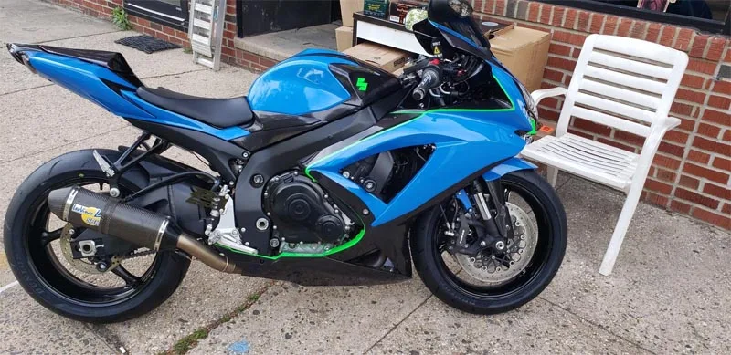 Glänzende Smurf-Blau Vinyl-Folienrolle Selbstklebende Dekorfolie Aufkleber Motorrad Auto Wrapping Folie – Detail 3