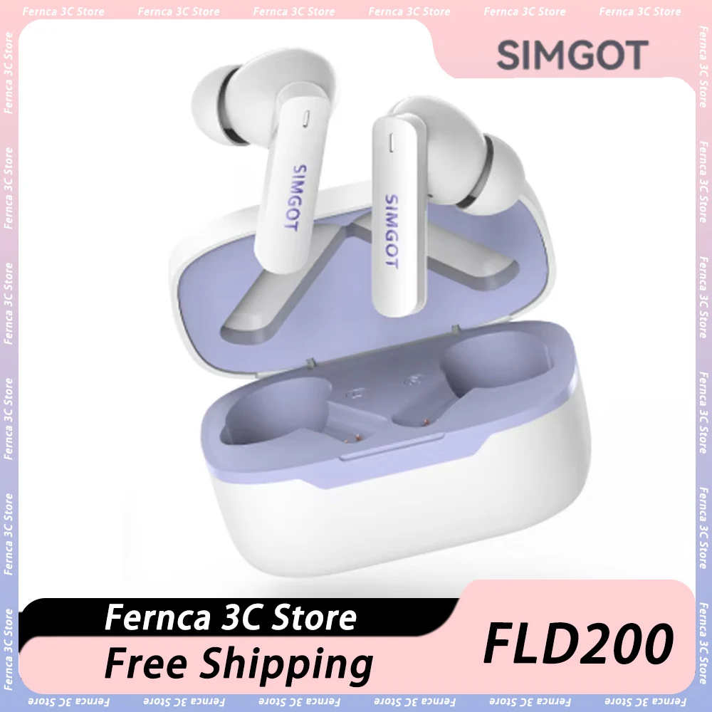 

SIMGOT FLD200 Bluetooth Earphones Noise Reduction In Ear Wireless High Sound Quality Gaming Sports Customized Earphone Gift