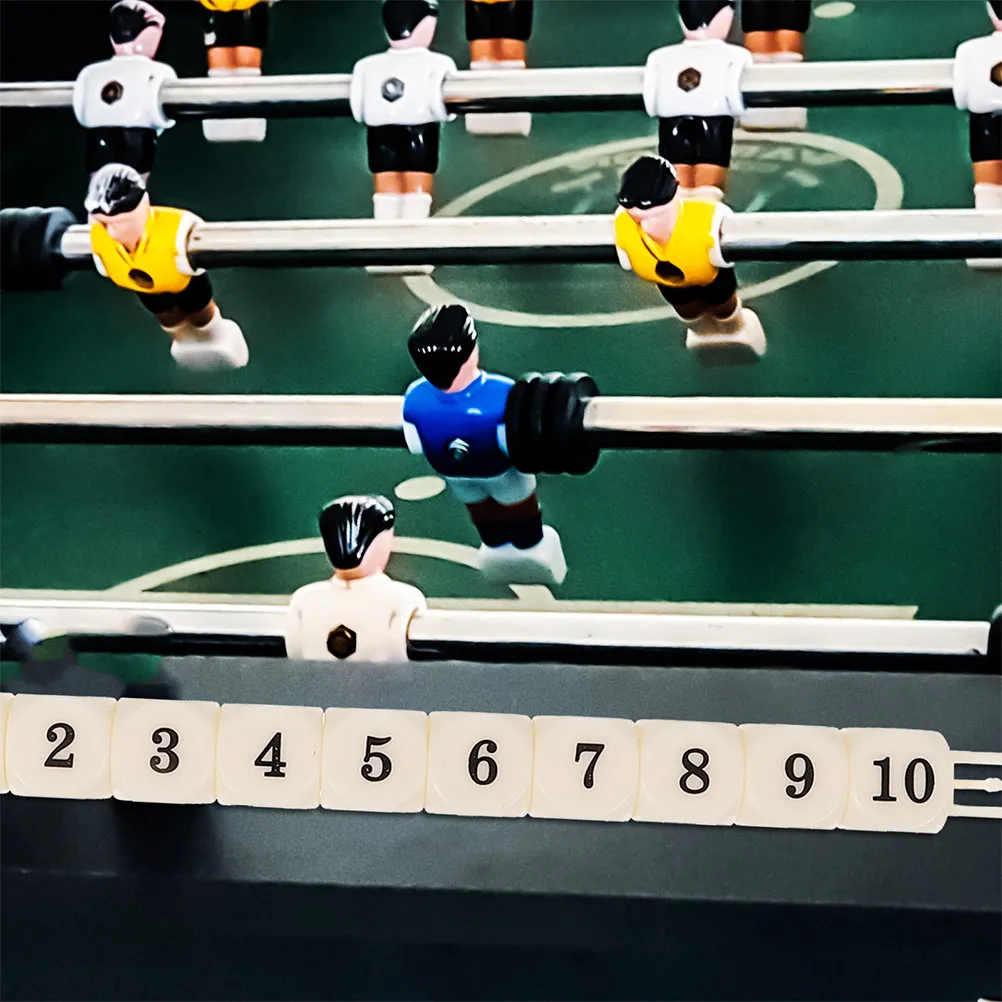 

4Pcs Square Scoring Counters Plastic Score Markers Desktop Games Foosball Table Parts Multipurpose Score Keepers for Table