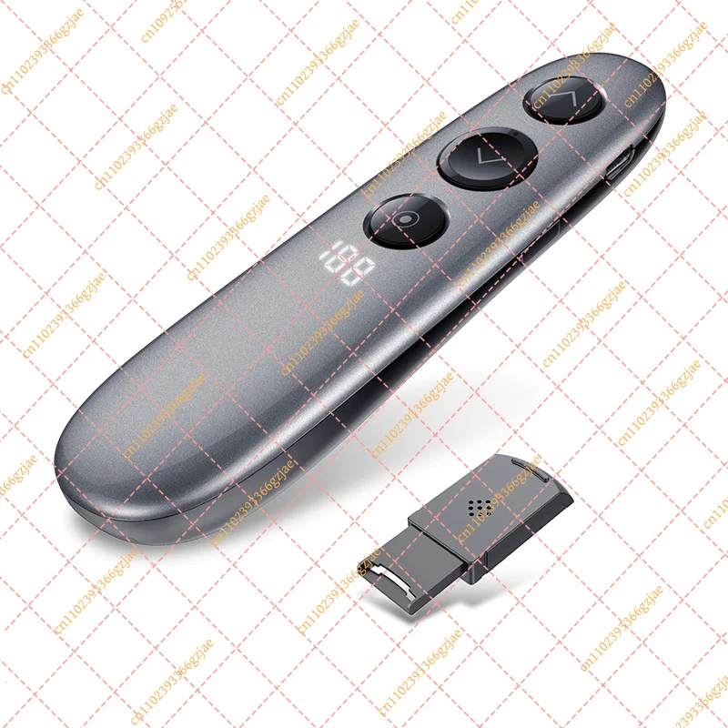 LF H100 Wireless Presenter Air Mouse TF Card Spotlight PPT Slide Clicker Pen Pointer Remote for Meeting Teaching Presentation