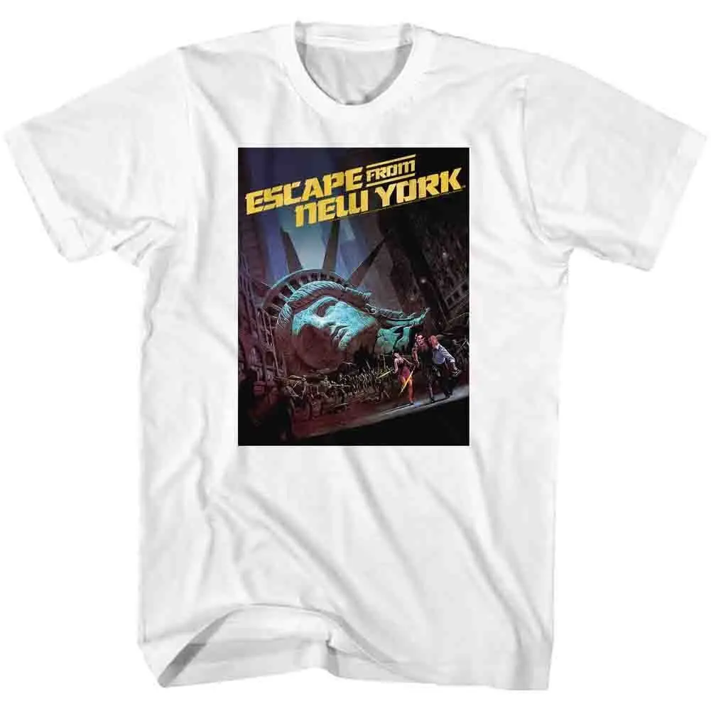 Escape From New York Run Poster Adult T Shirt