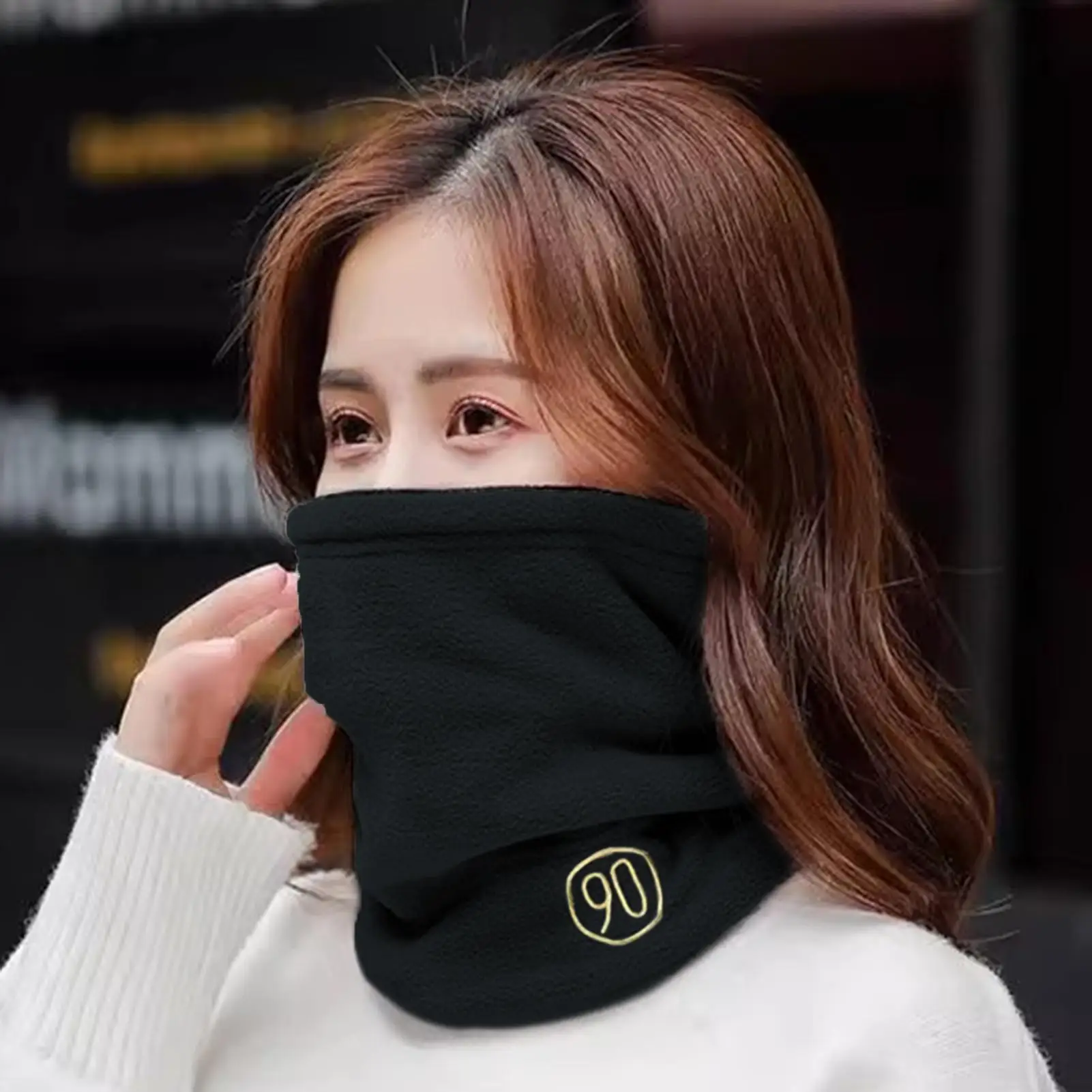 

2025 new Windproof Fleece Neck Gaiter Thermal Ski Face Scarf for Cold Weather, Skiing Hiking Cycling & Outdoor Sports