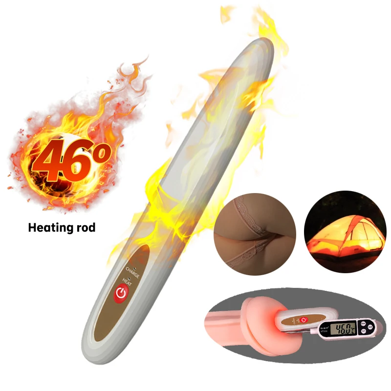 Wireless Vaginal Heating Stick Heater Rapid Heating 36 Degrees for Sex Dolls Silicone Vagina Male Masturbator Pussy Sex Toys