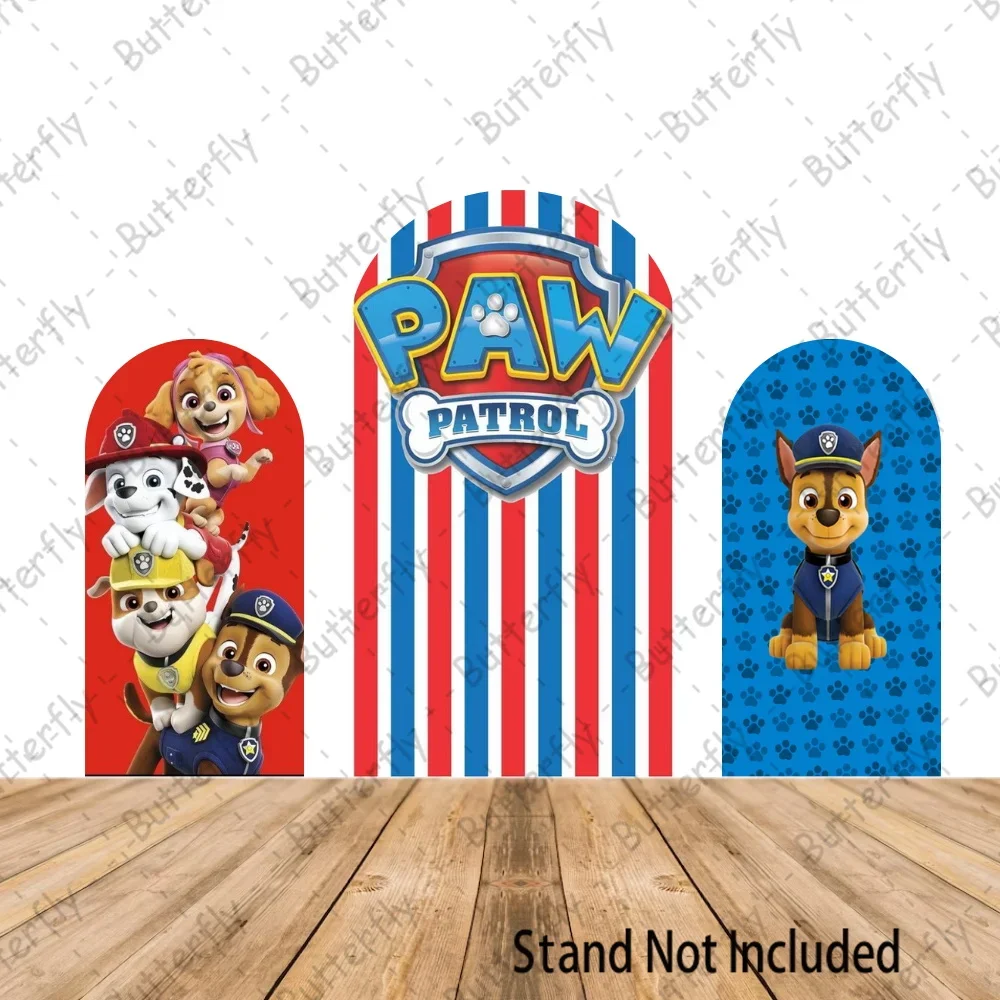 Fire Rescue Marshall Paw Patrol Arch Chase Boy Birthday Party Backdrop Cover Baby Shower Background Photography Photo Zuma