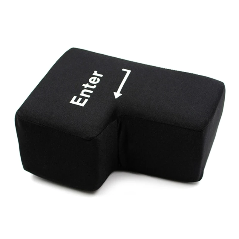 USB Big Enter Key Pillow Stress Reliever Cushion for Computer Laptop Keyboard Noon Break 15x21x10cm Dropship