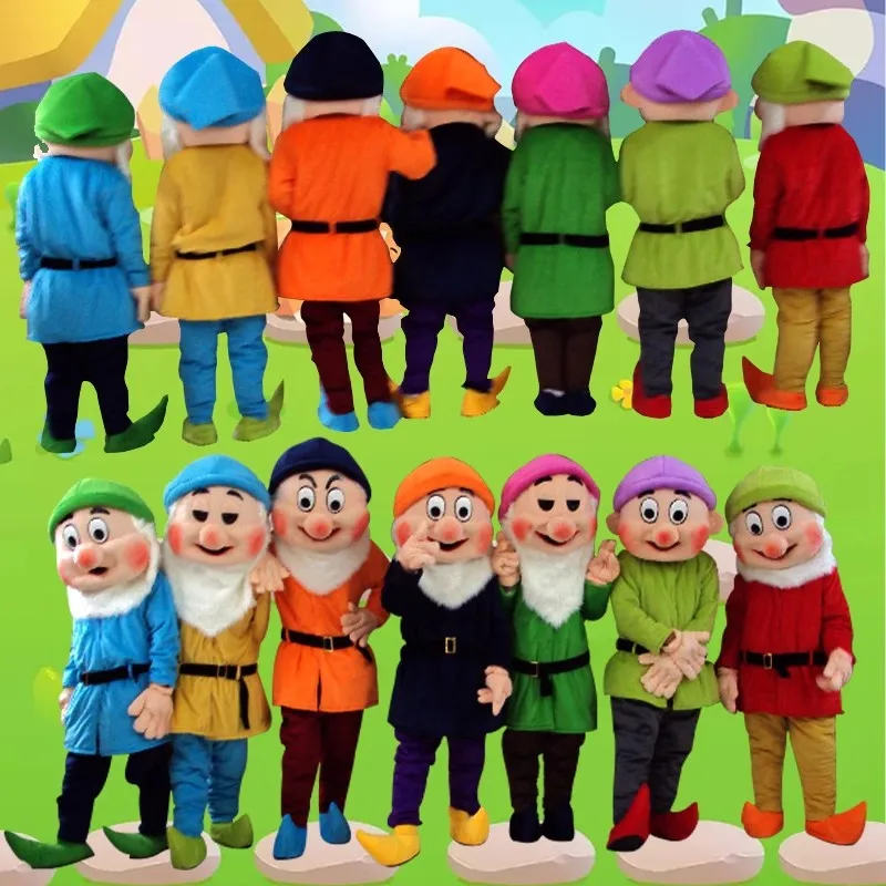 Cosplay Princess Snow White and 7 Dwarfs Cosplay Costume Enhance The Atmosphere Character Mascot Advertising Perform Fancy Prop