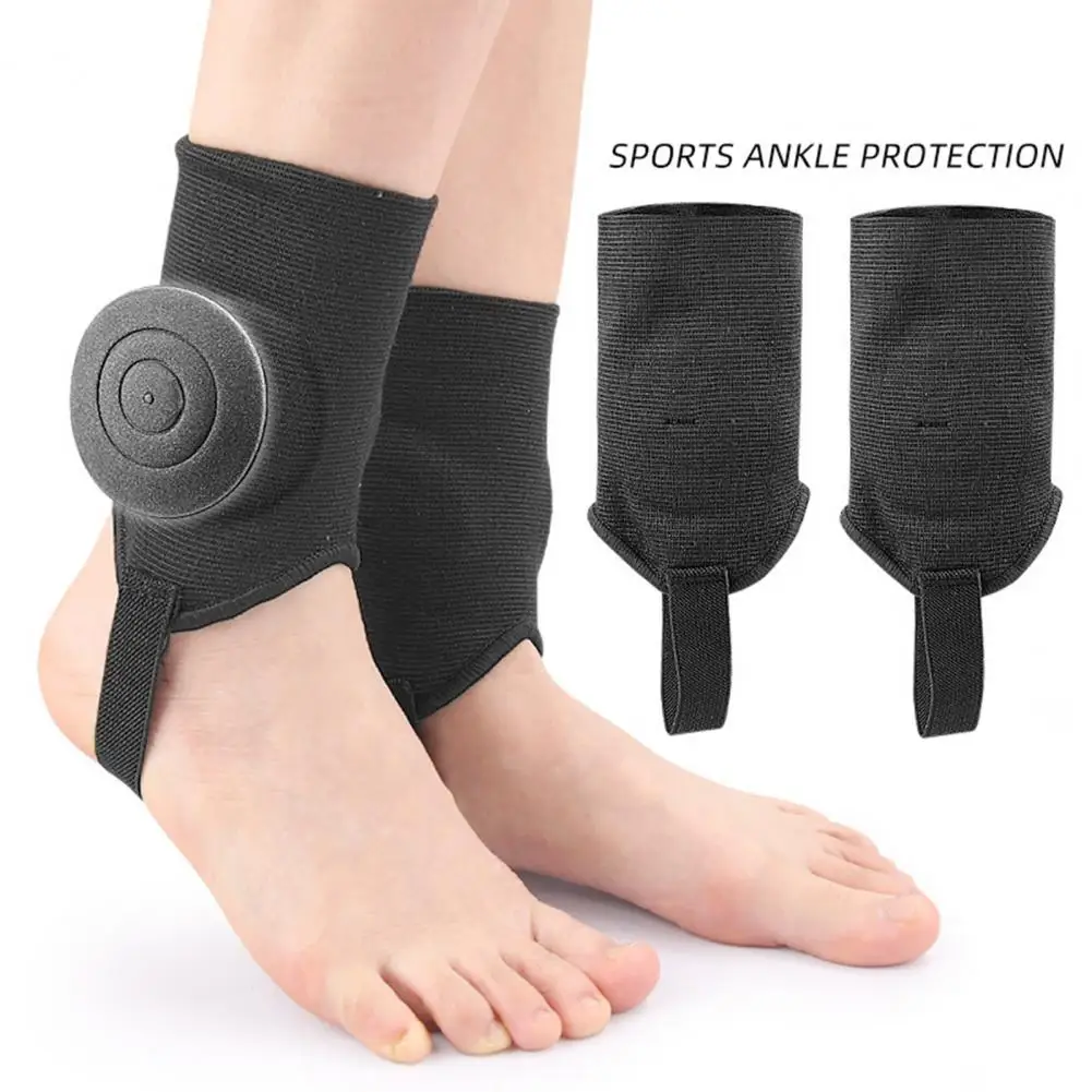 1 Pair Soccer Ankle Guards Protector Breathable High Elastic Shockproof Friendly To Skin Sports Ankle Support Braces 발목 지지