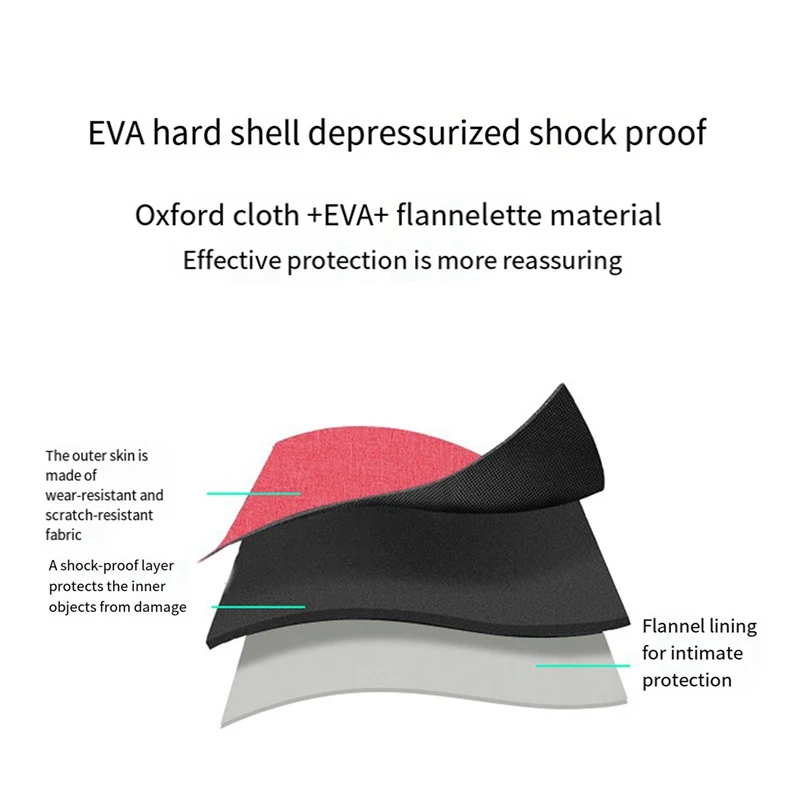 1 Piece Hair Dryer Storage Bag Multi-Functional Convenient Portable EVA Storage Bag Rose Red For Dyson HD08 Organizer