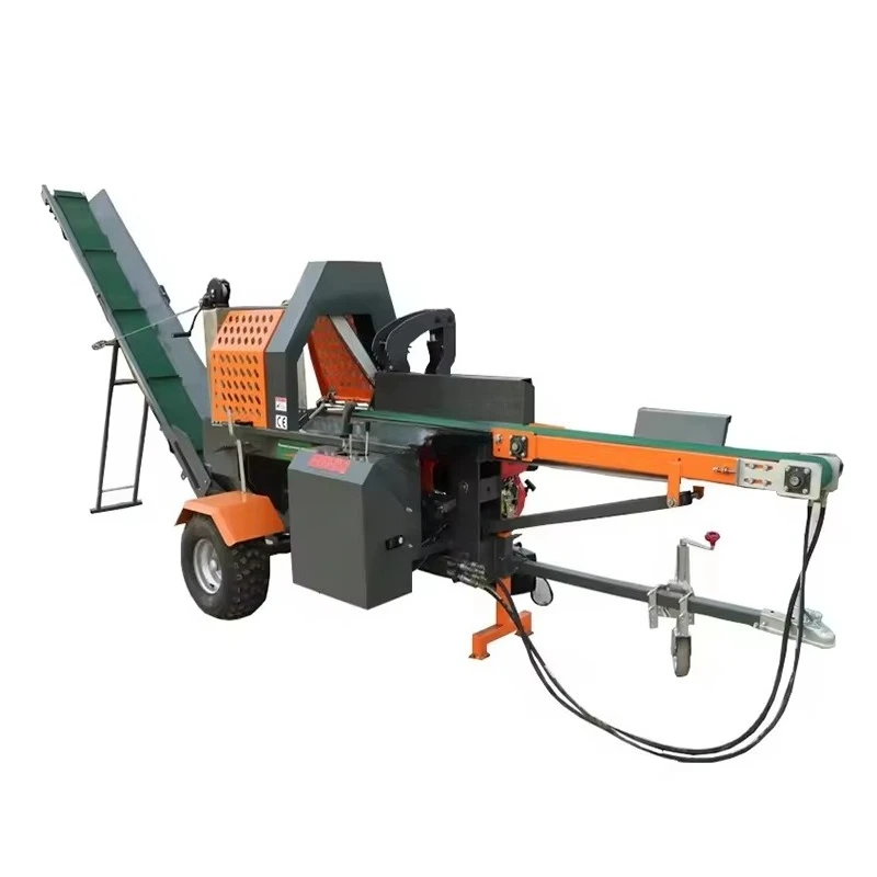 CE 30 Ton Diesel Hydraulic Automatic Wood Cutting Processor Machine Wood Log Splitter Saw Machines for Wood Processing Custom