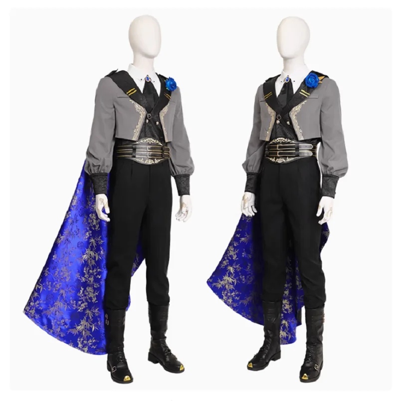 Hot selling Safiros cosplay costume blue rose thorn night dress cosplay costume customization