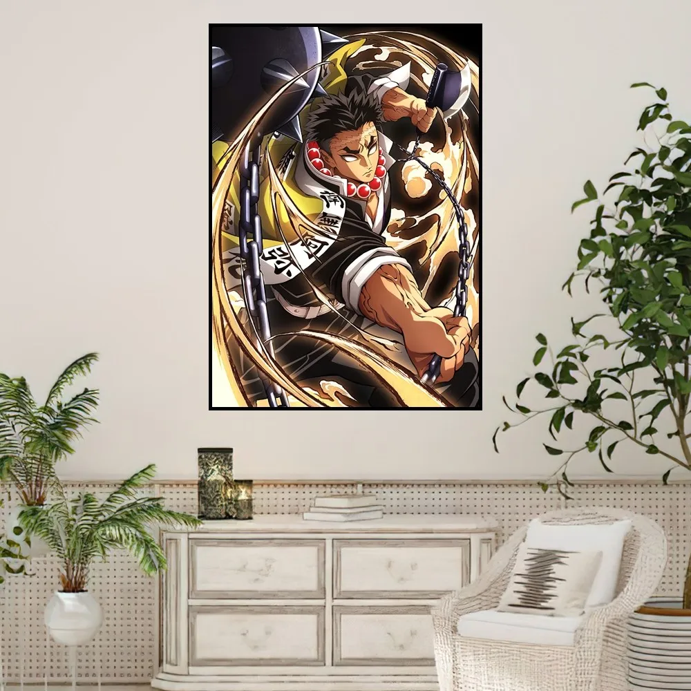 bilibili Demon Slayer Himejima Poster Prints Wall Sticker Painting Bedroom Living Room Decoration Office Home Self Adhesive