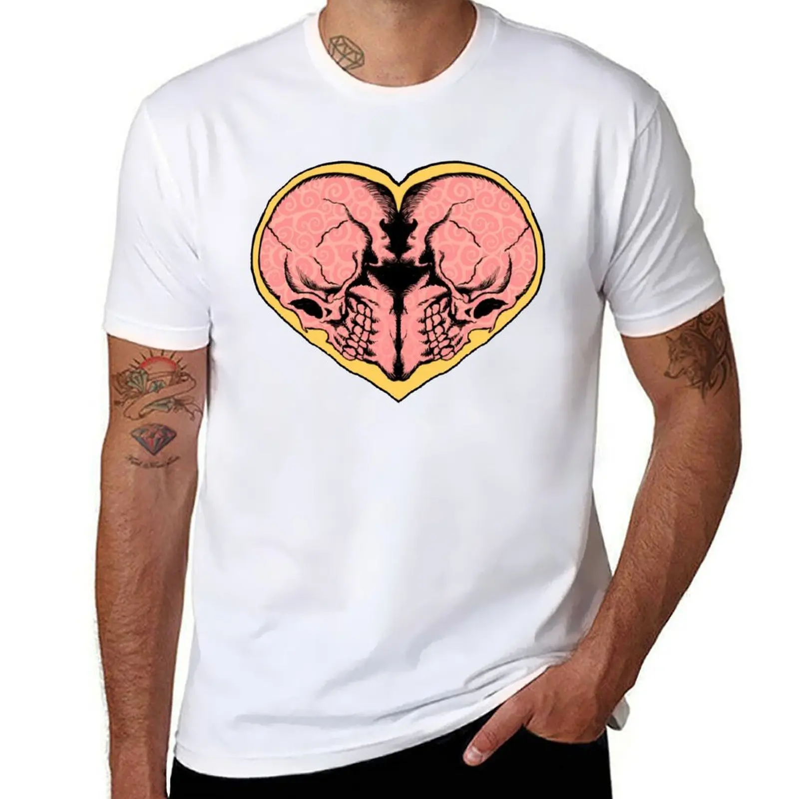 

Valentines Day of the Dead T-Shirt t shirt man cotton printed t shirts for man T-Shirt