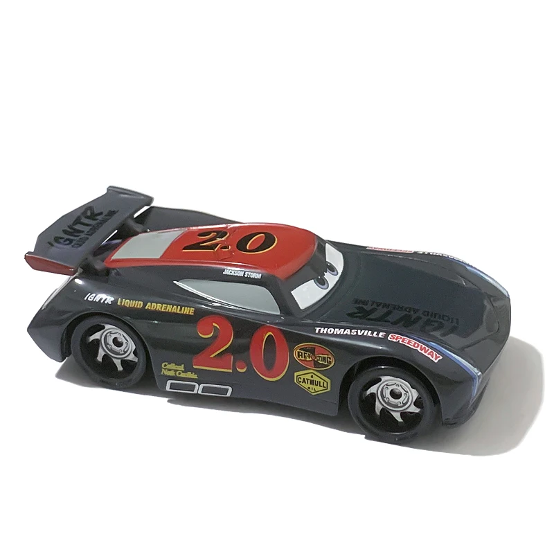 Pixar Cars 3 Lightning Mcqueen Storm Jackson Model Collection Mini Racers 1:55 Diecast Alloy Car Toy For Children's Gifts
