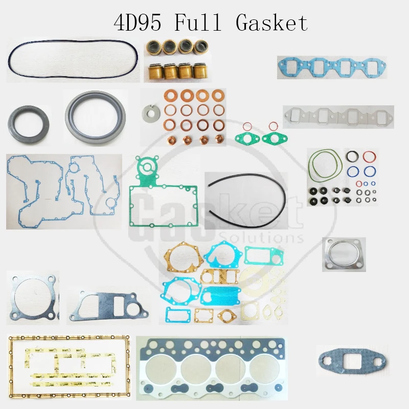 For Komatsu Full Gasket Kit Manufacturing Factory 4D94 3D95 3D95S 4D95 S4D95 forklift Diesel engine Spare Parts