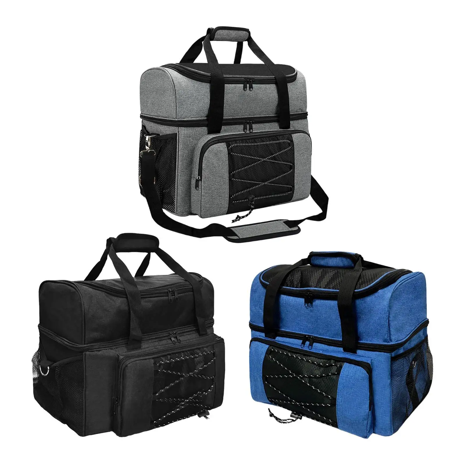 Bowling Ball Bag Double Ball Bowling Case Multipurpose Bowling Ball Holder Carrier Bag Lightweight Pouch Sport Accessories