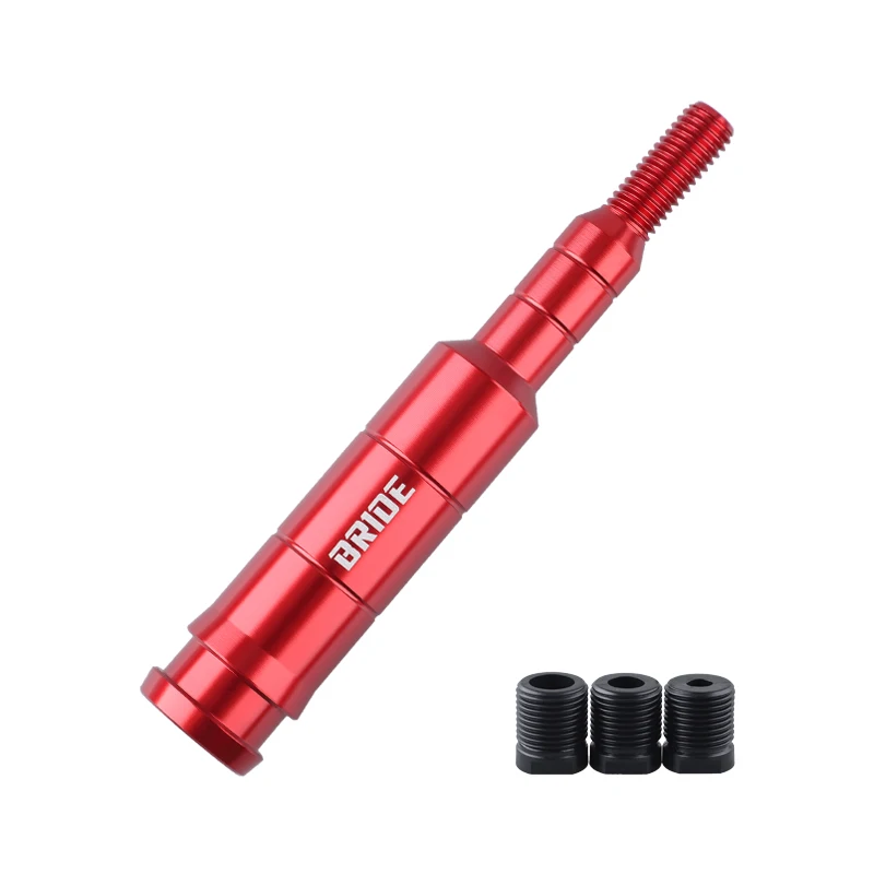 133mm Aluminum M10x1.5 Shift Knob Extender Extension Lever Gear Manual Shifter Rod Straight Lever Extender For Honda