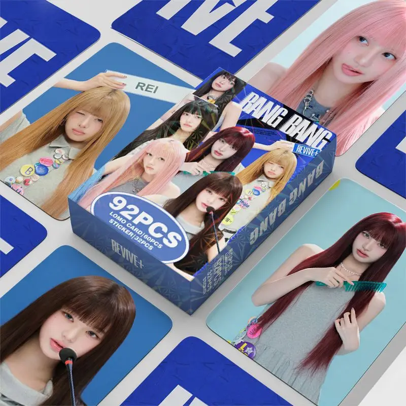 92 Girls' Group Mini Cards New Album BANGBANG Photo Cards Celebrity Stickers LOMO Cards Fan Collectible Cards Gift view 6