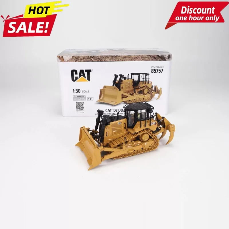 

DM 1:50 for CAT D8 Dozer Caterpillar Tracked Dozer Alloy Construction Vehicle Model 85757