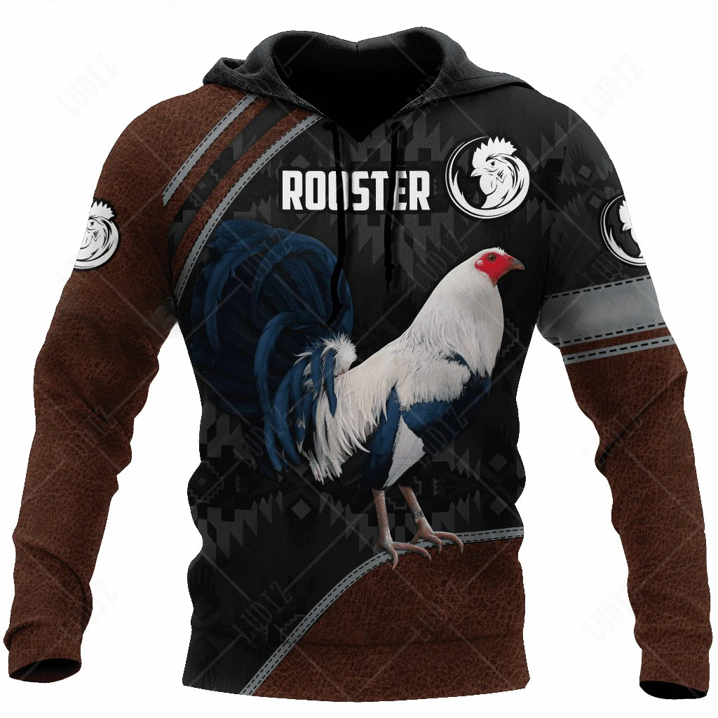 Men\'s Hoodie Mexican Hoodies 3D Print Mexican Rooster Graphics Tops Autumn Long Sleeve Streetwear Hooded Hoodie For Men Clothing