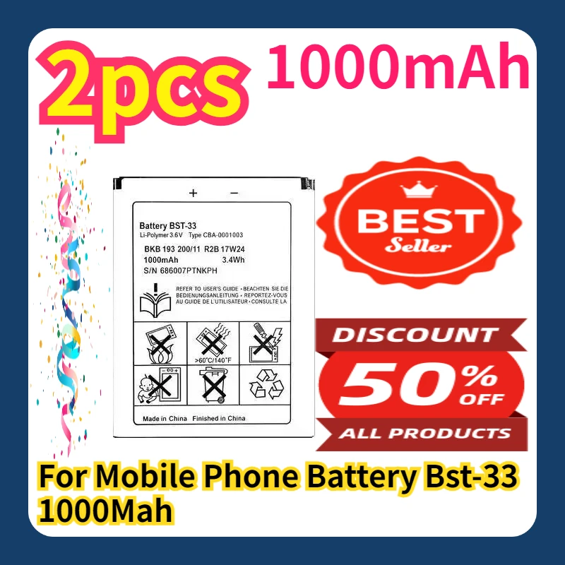

For Mobile Phone Battery Bst-33 1000Mah