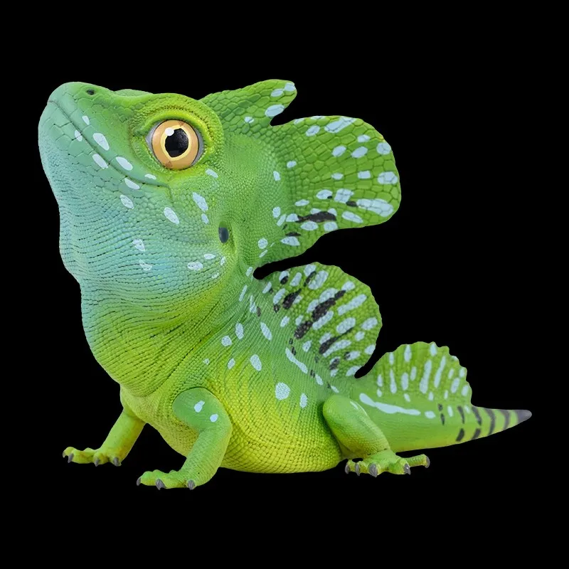 Original 9 cm Eine Reihe Von Lachen Und Wachsen Fett Serie Eidechse Tier Anime Abbildung Modell Desktop Dekoration Sammeln Spielzeug