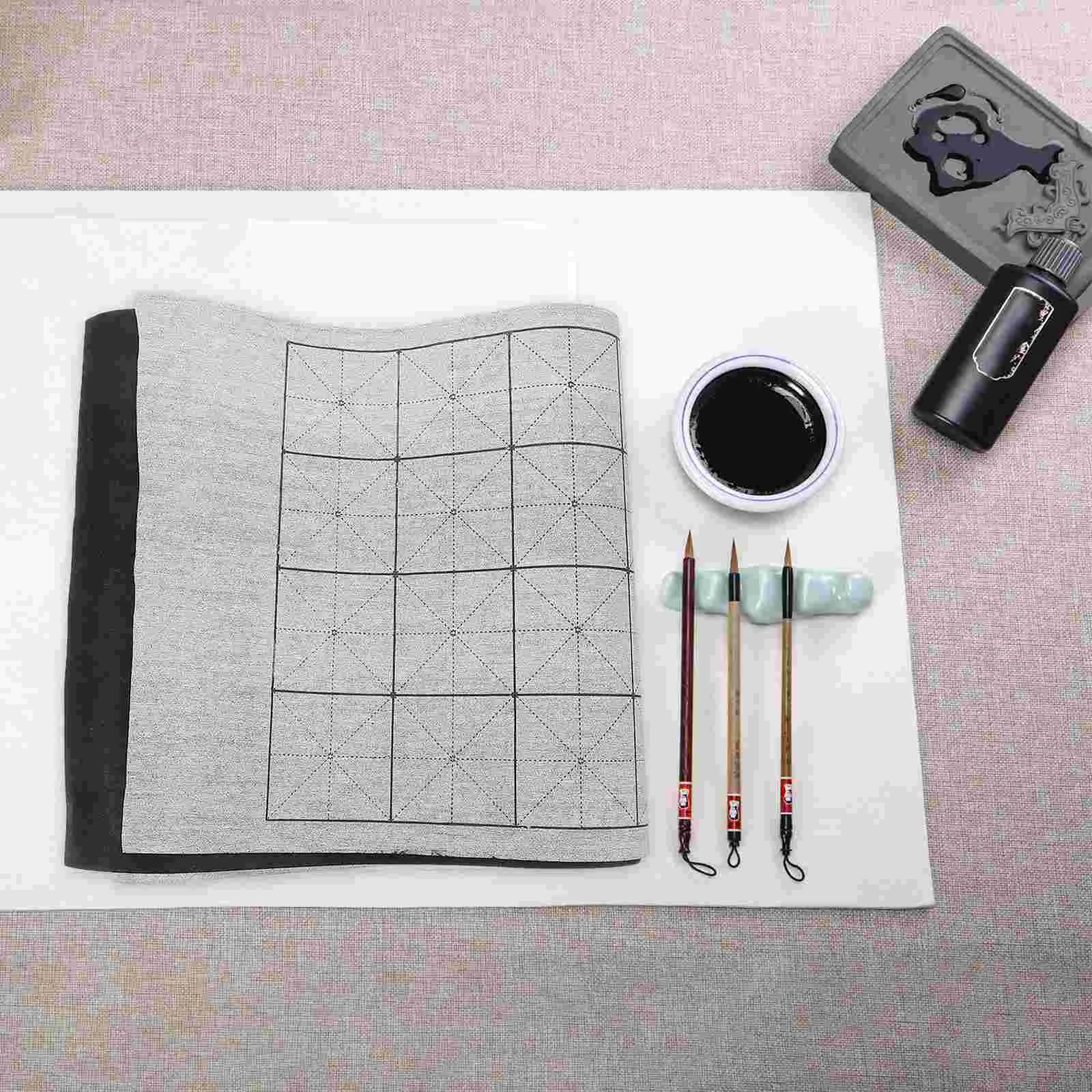 Calligraphy Brush Water Writing Cloth Chinese Practice Suite Japanese Kit DIY Imitation Rice Paper