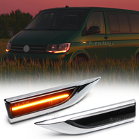 For VW Volkswagen Transporter T6 Multivan  Led Dynamic Arrow Blinker Indicator Side Marker Turn Signal Light