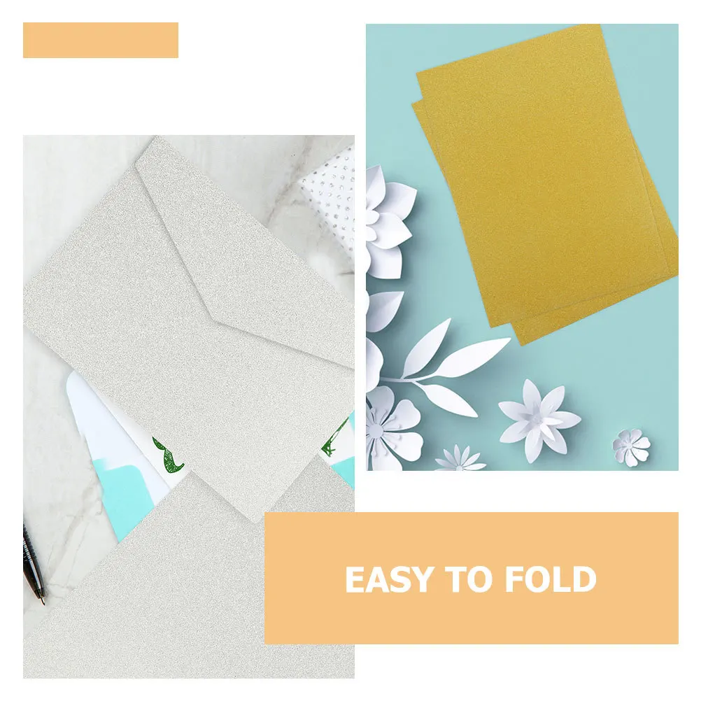 20 قطعة ورق البطاقات اللامع الذهب والفضة لامع لصنع بطاقات سكرابوكينغ مشاريع ذاتية الصنع لوازم الحرف الورقية للحرف اليدوية #6