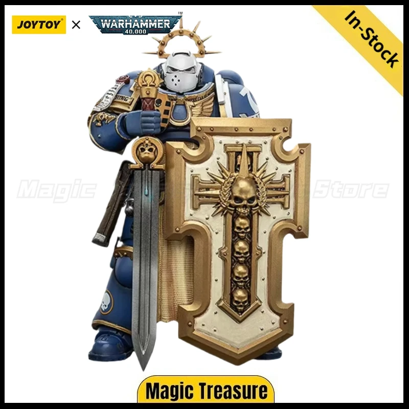 

【В наличии】JOYTOY Warhammer 40K Ultramarines Levantus с Power Sword Stormshield и Bolt Pistol 1/18 Фигурка Модель