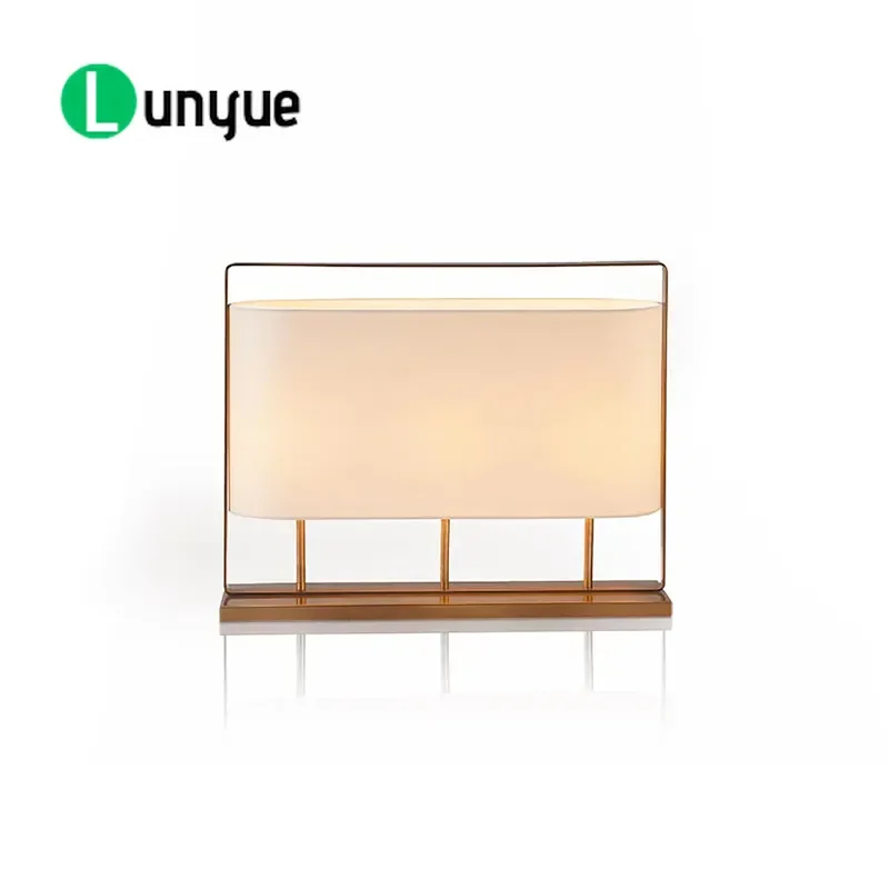 Modern Minimalist Fabric Wrought Iron LED Desk Lamp E27 Base AC 220V for Hotel Villa Bedroom Study Home Office Lighting Decor