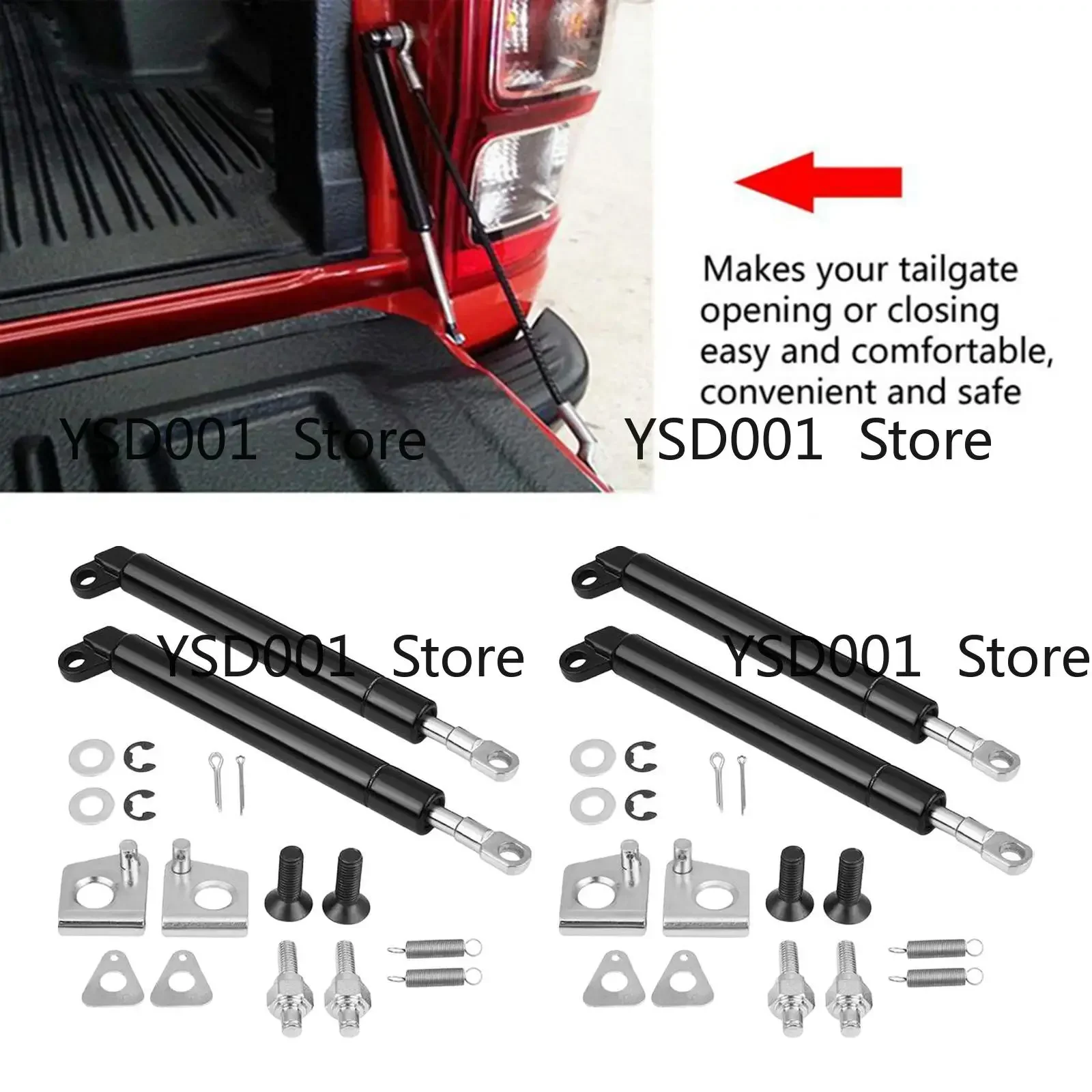 

Tailgate Oil Damper Strut - Adjustable Stable Suspension for Ranger T6/T7/BT50 XL/Xit