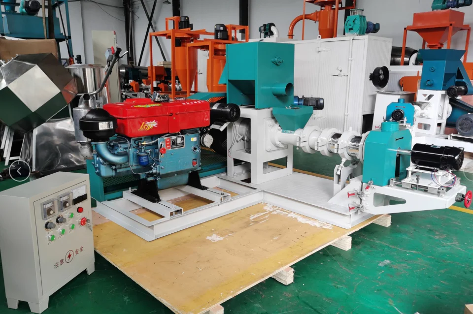 Picture 7: HONGYANG Factory Price Full Fat Soya Bean Extruder Machine Soya Bulking Machine for Feed Processing