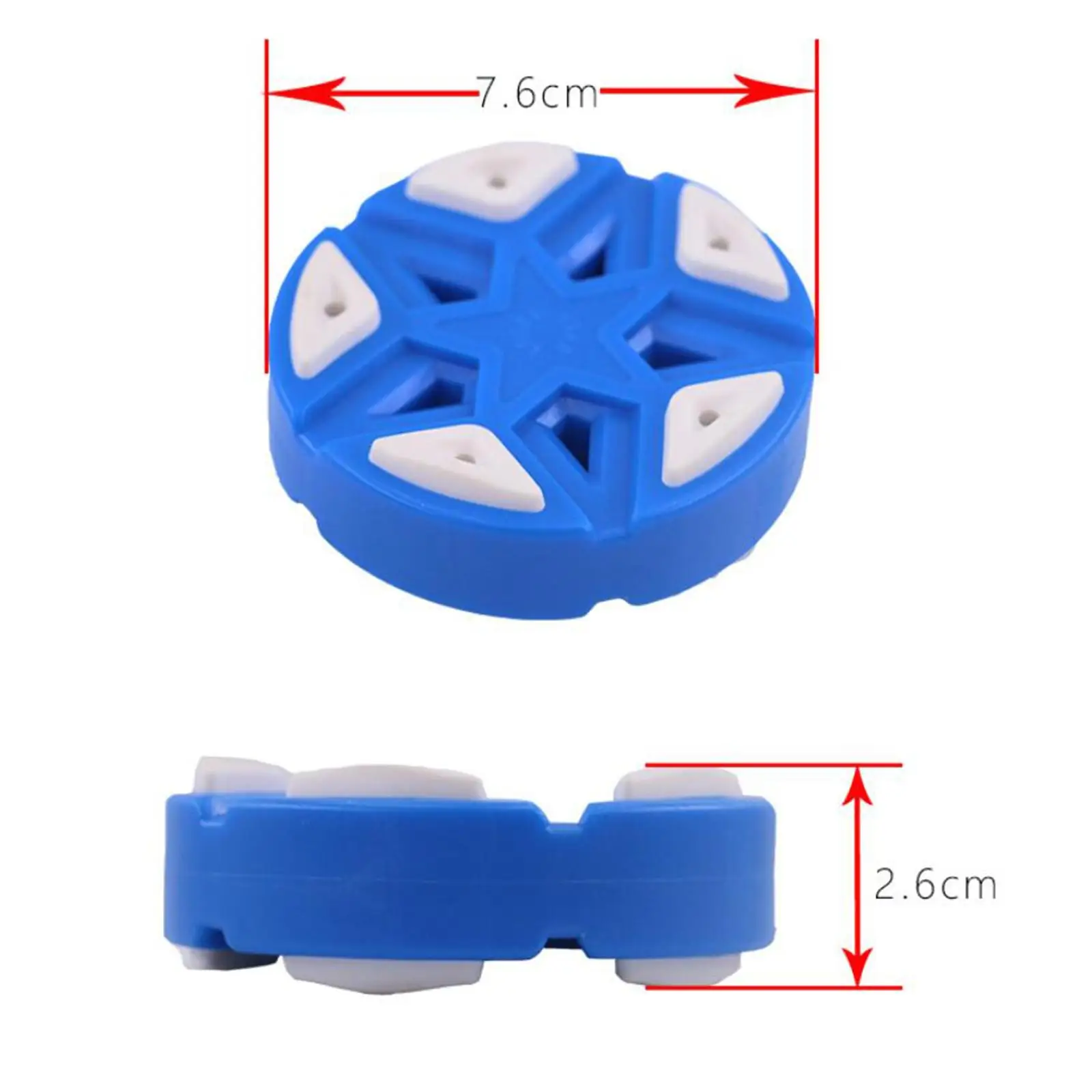 Roller Hockey Puck 76mmx25mm for Training Sessions Entertainment Indoor