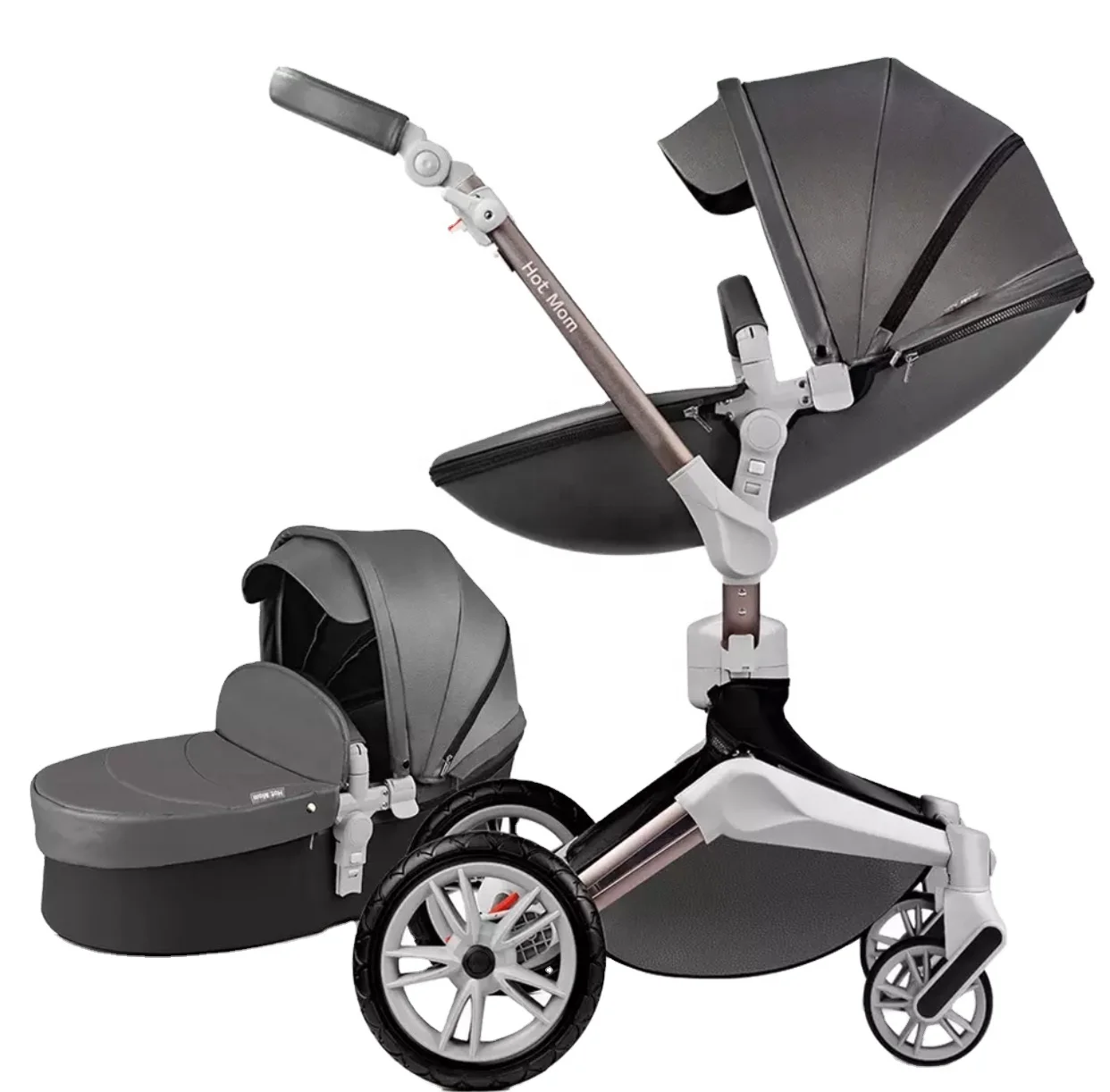 High landscape good view baby stroller type aluminum alloy frame infant corriage