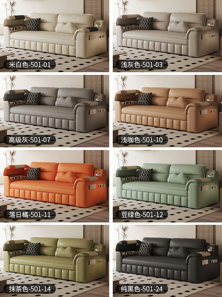 Cat Scratching  Advanced Black Folding Sofa Bed Dual-purpose Storage Household Simple Modern Small Apartment Internet image 4